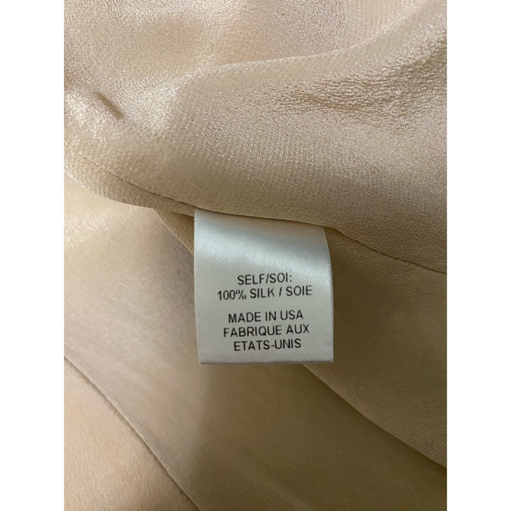 Haute Hippie 100% Silk Beige Rose Cream Blazer - Picture 6 of 8